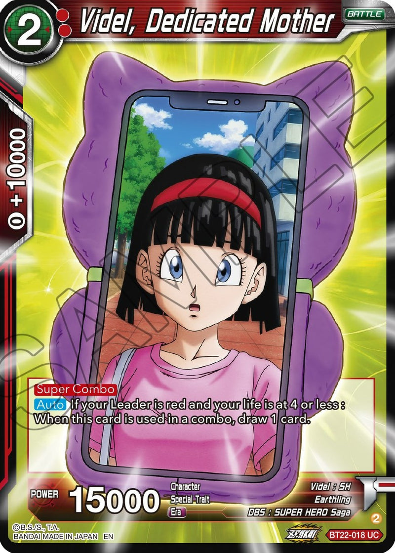 [BT22-018] Videl, Dedicated Mother (Critical Blow)