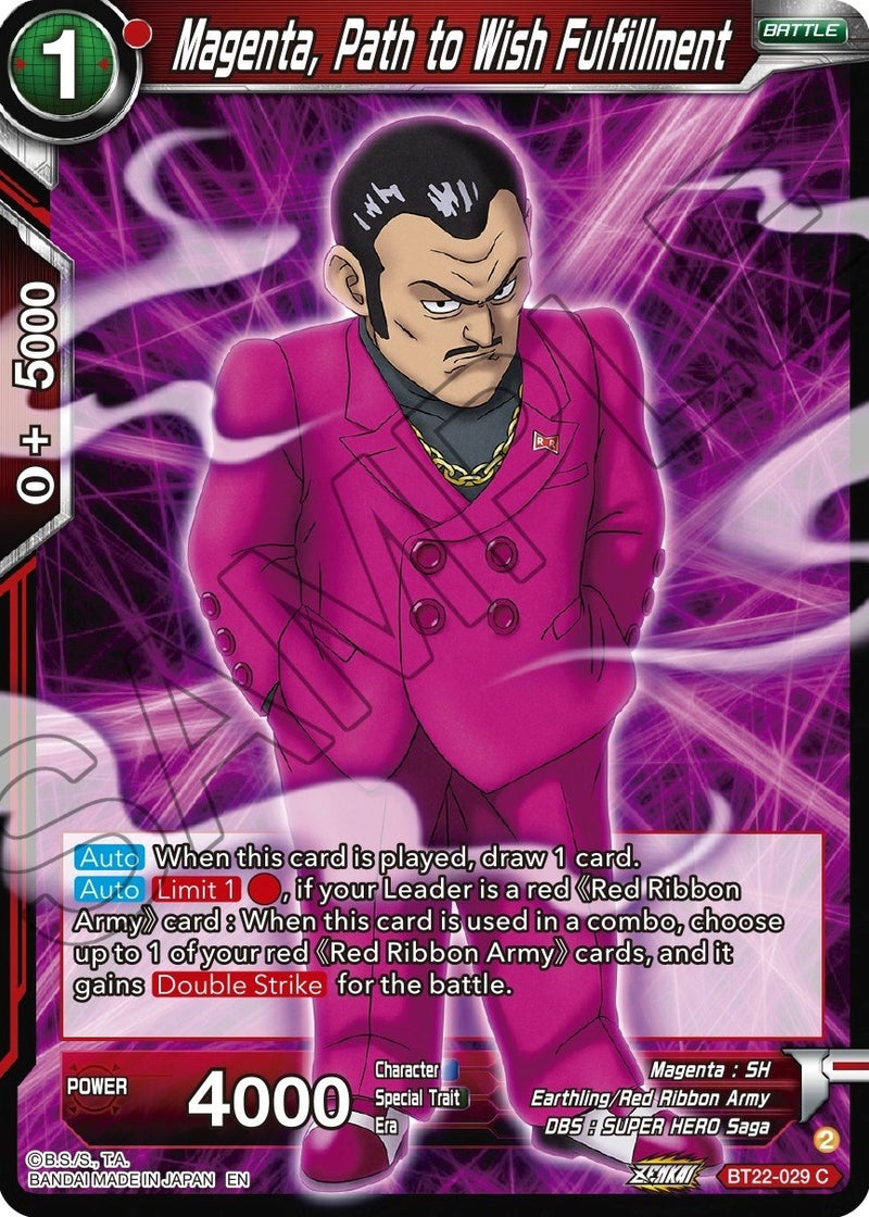 [BT22-029] Magenta, Path to Wish Fulfillment (Critical Blow)