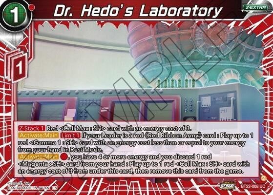 [BT22-008] Dr. Hedo's Laboratory (Critical Blow)