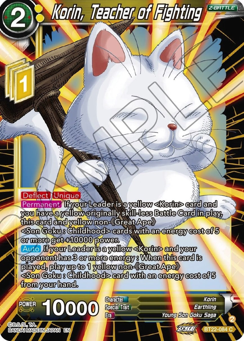 [BT22-084] Korin, Teacher of Fighting (Critical Blow)