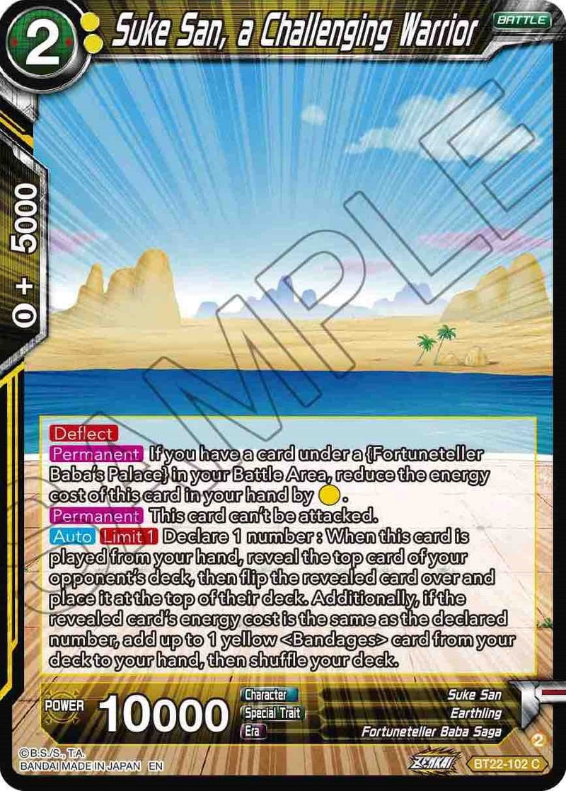 [BT22-102] Suke San, a Challenging Warrior (Critical Blow)