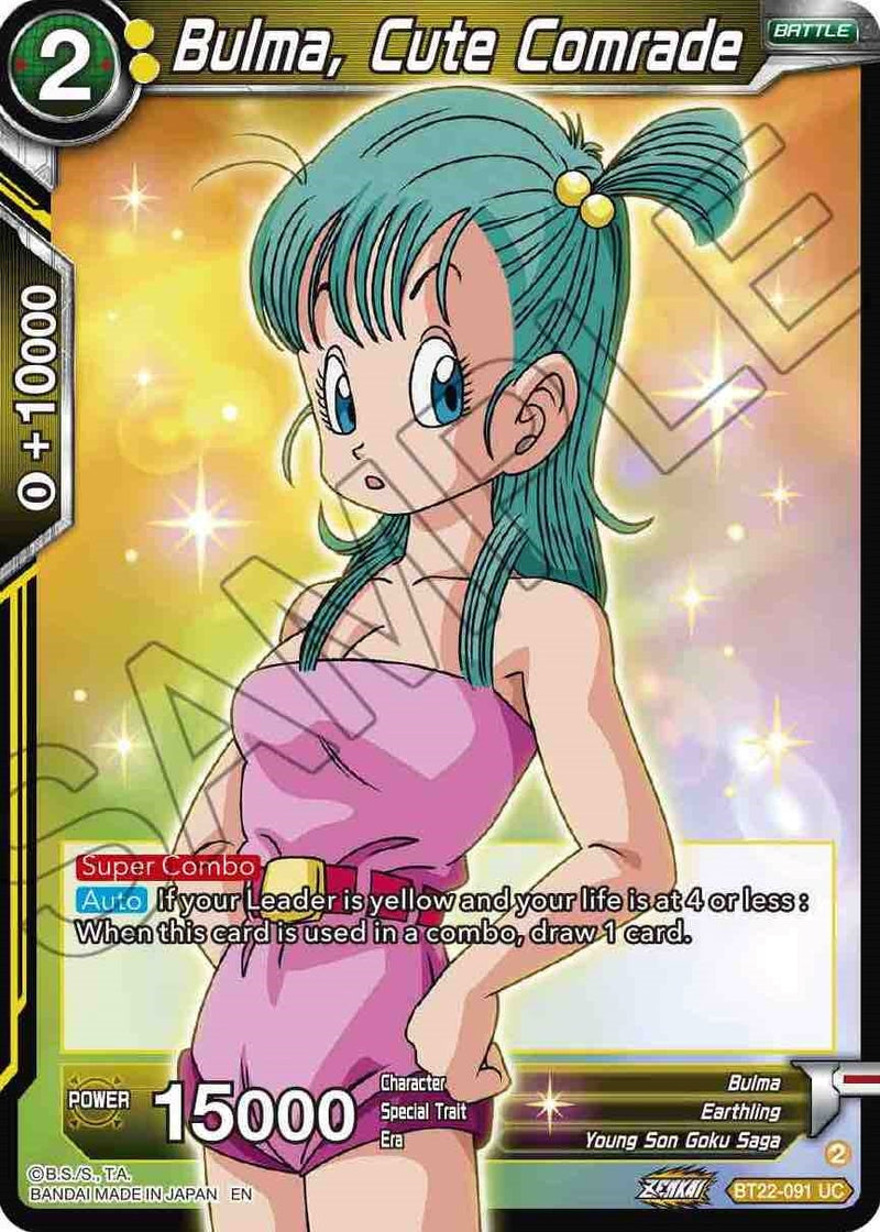 [BT22-091] Bulma, Cute Comrade (Critical Blow)