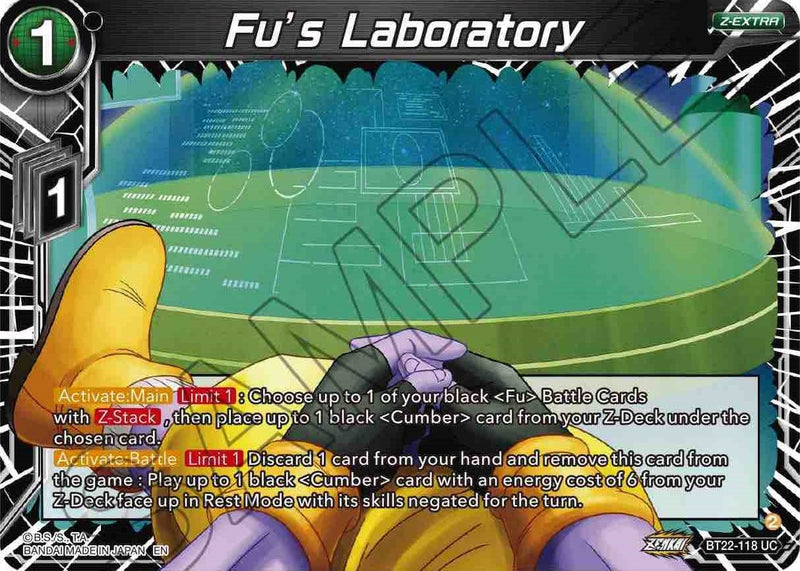 [BT22-118] Fu's Laboratory (Critical Blow)