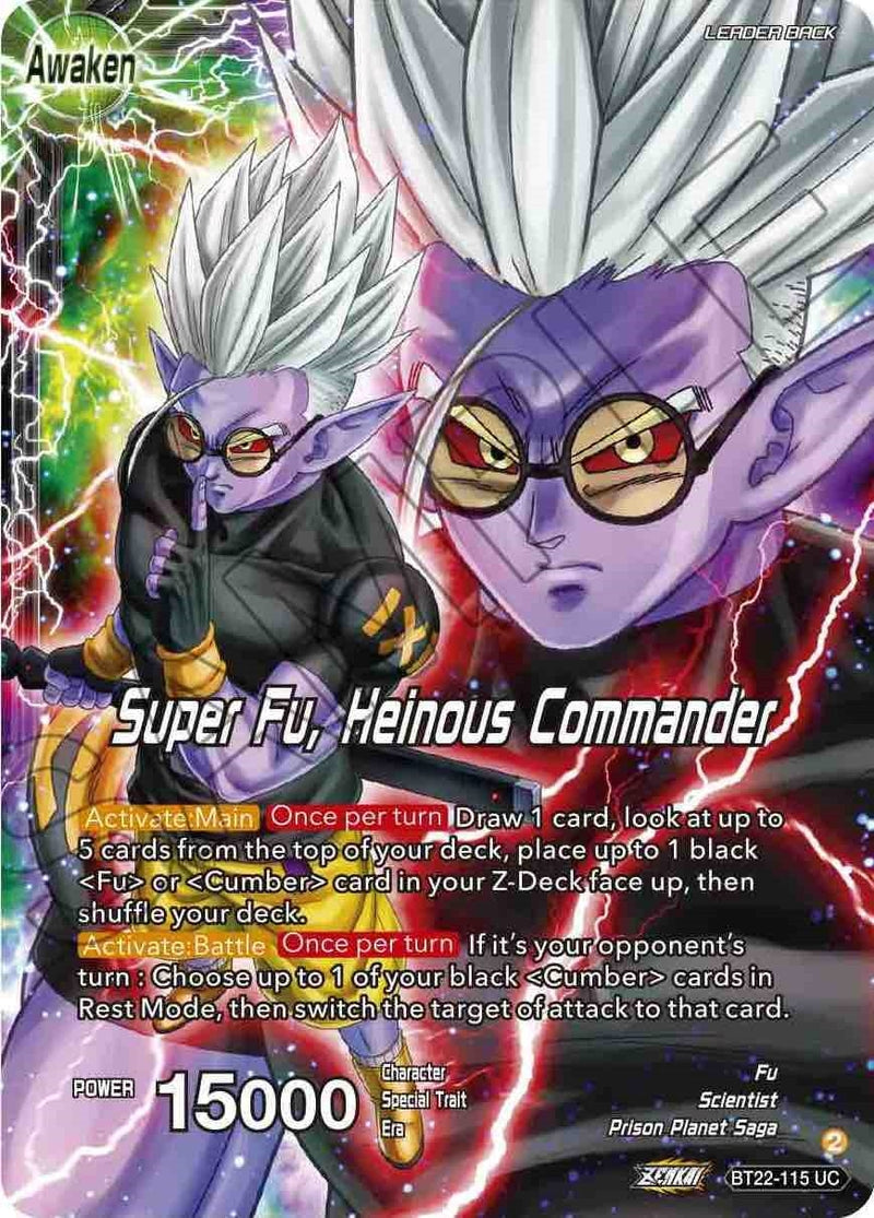 [BT22-115] Fu // Super Fu, Heinous Commander (Critical Blow)