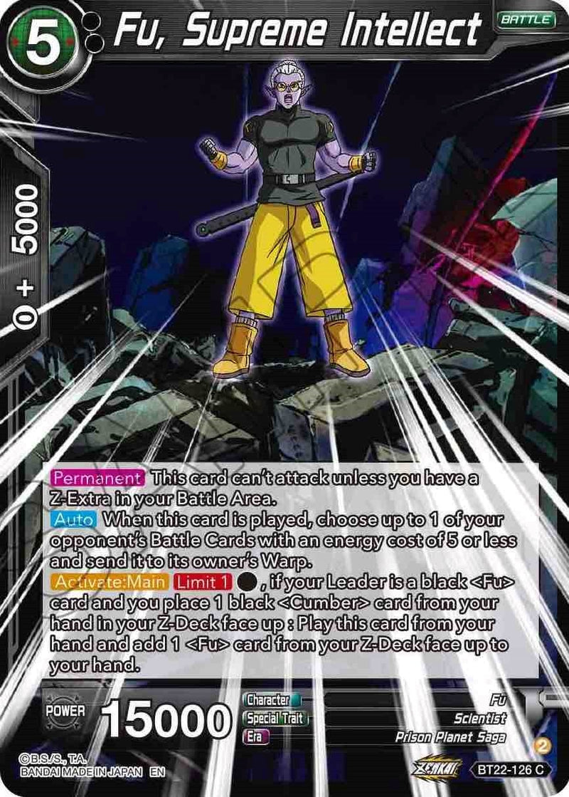 [BT22-126] Fu, Supreme Intellect (Critical Blow)