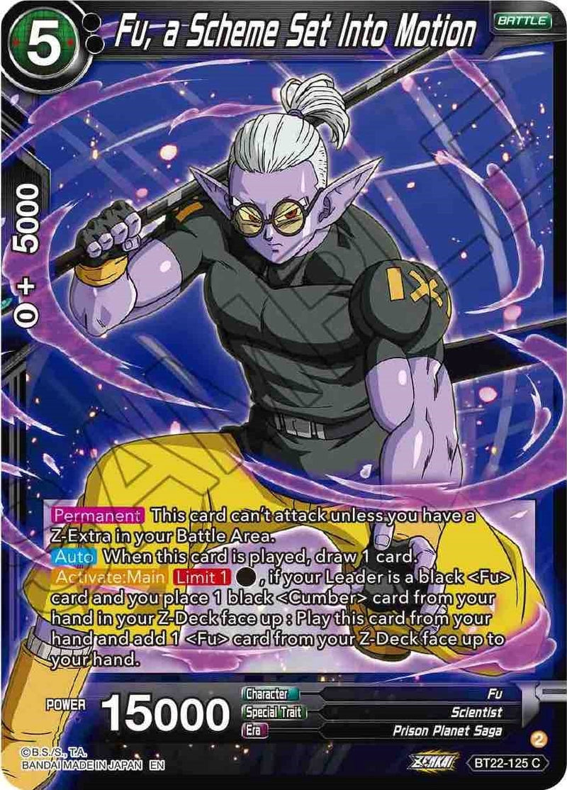 [BT22-125] Fu, a Scheme Set Into Motion (Critical Blow)