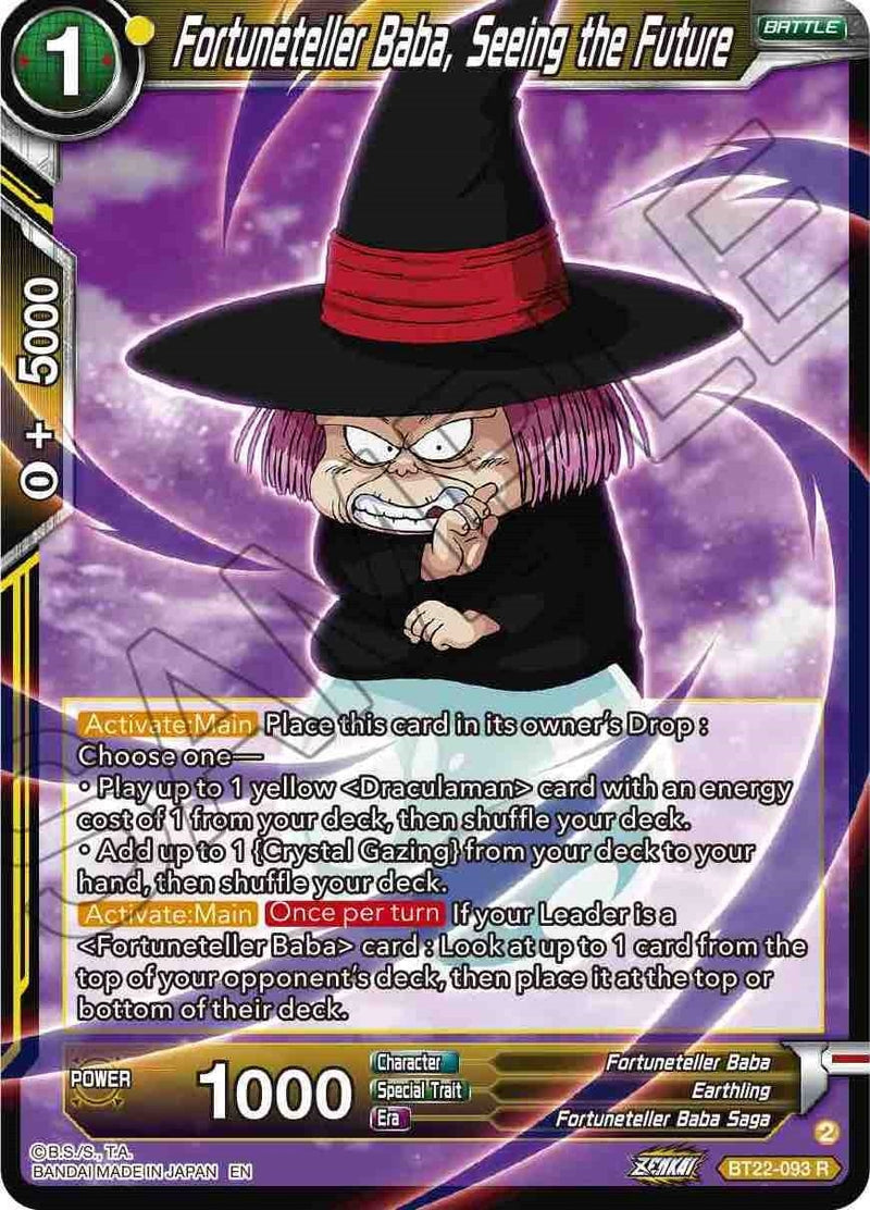 [BT22-093] Fortuneteller Baba, Seeing the Future (Critical Blow)