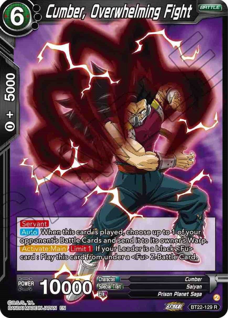 [BT22-129] Cumber, Overwhelming Fight (Critical Blow)
