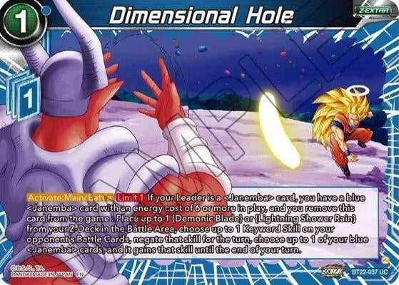[BT22-037] Dimensional Hole (Critical Blow)