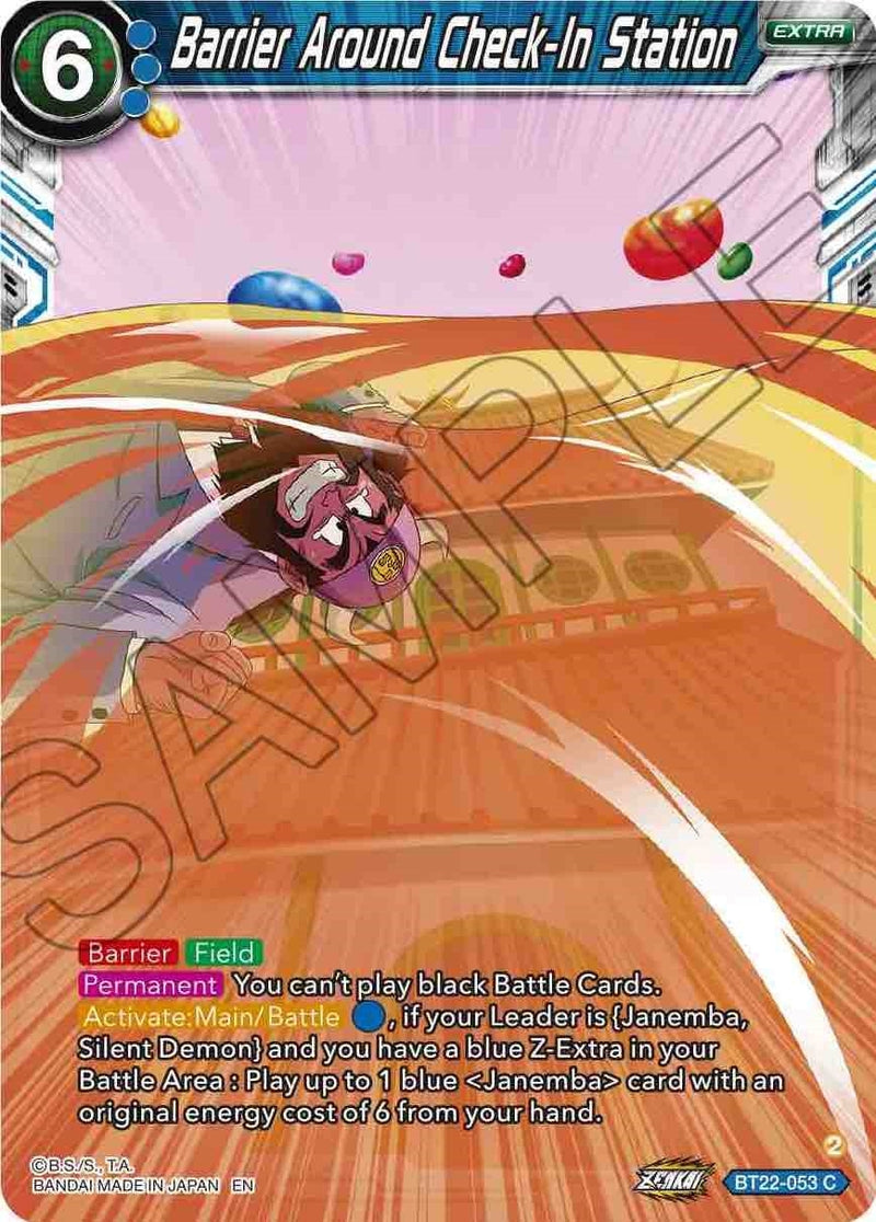 [BT22-053] Barrier Around Check-In Station (Critical Blow)