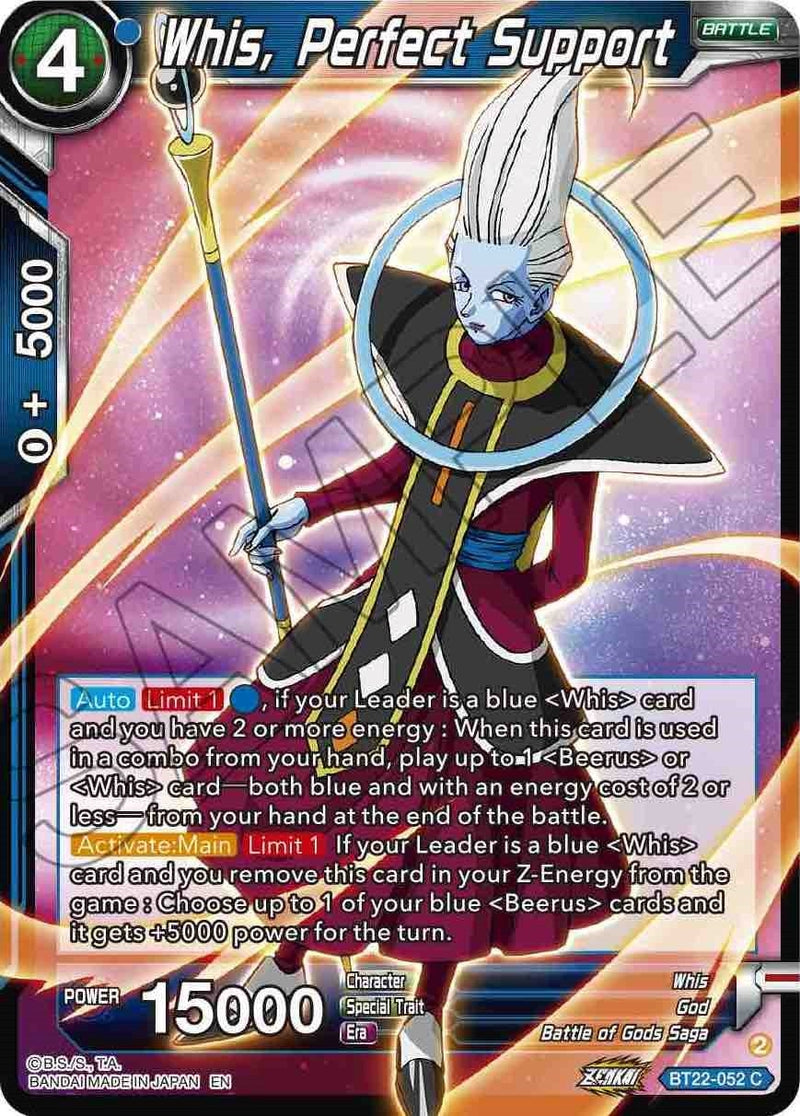 [BT22-052] Whis, Perfect Support (Critical Blow)