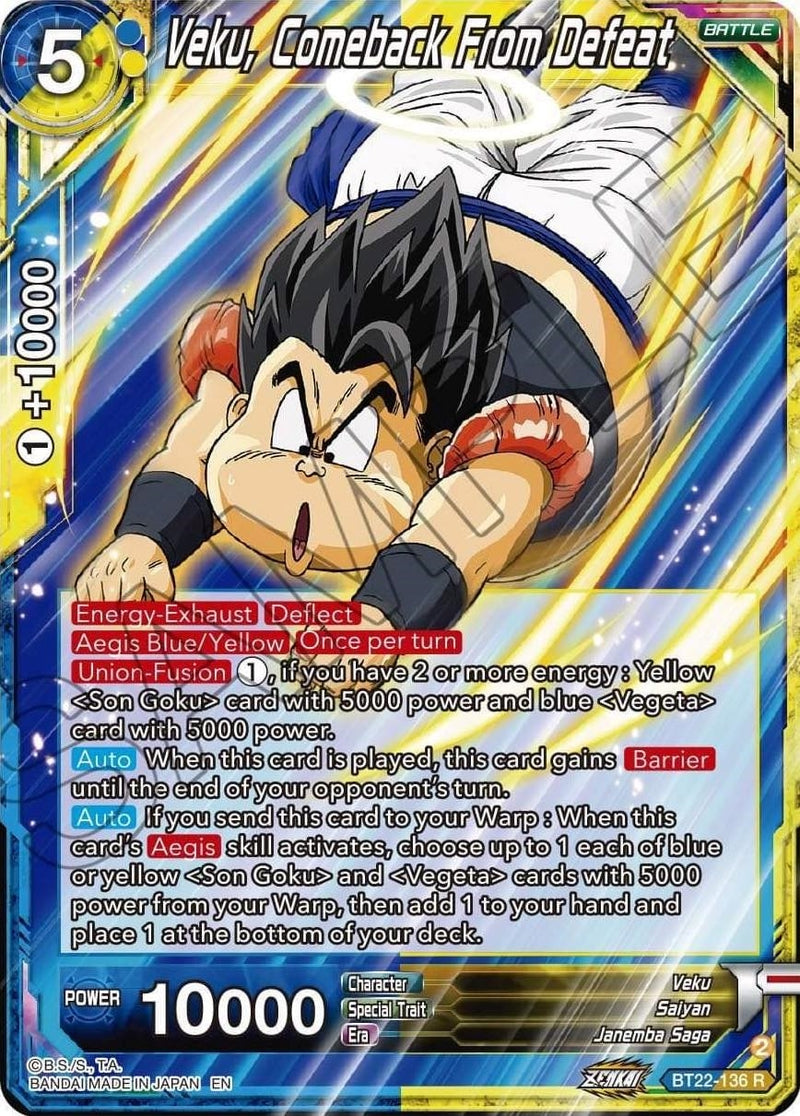 [BT22-136] Veku, Comeback From Defeat (Critical Blow)