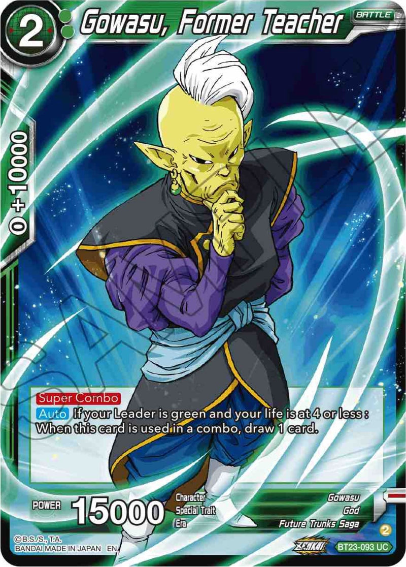 [BT23-093] Gowasu, Former Teacher (Perfect Combination)