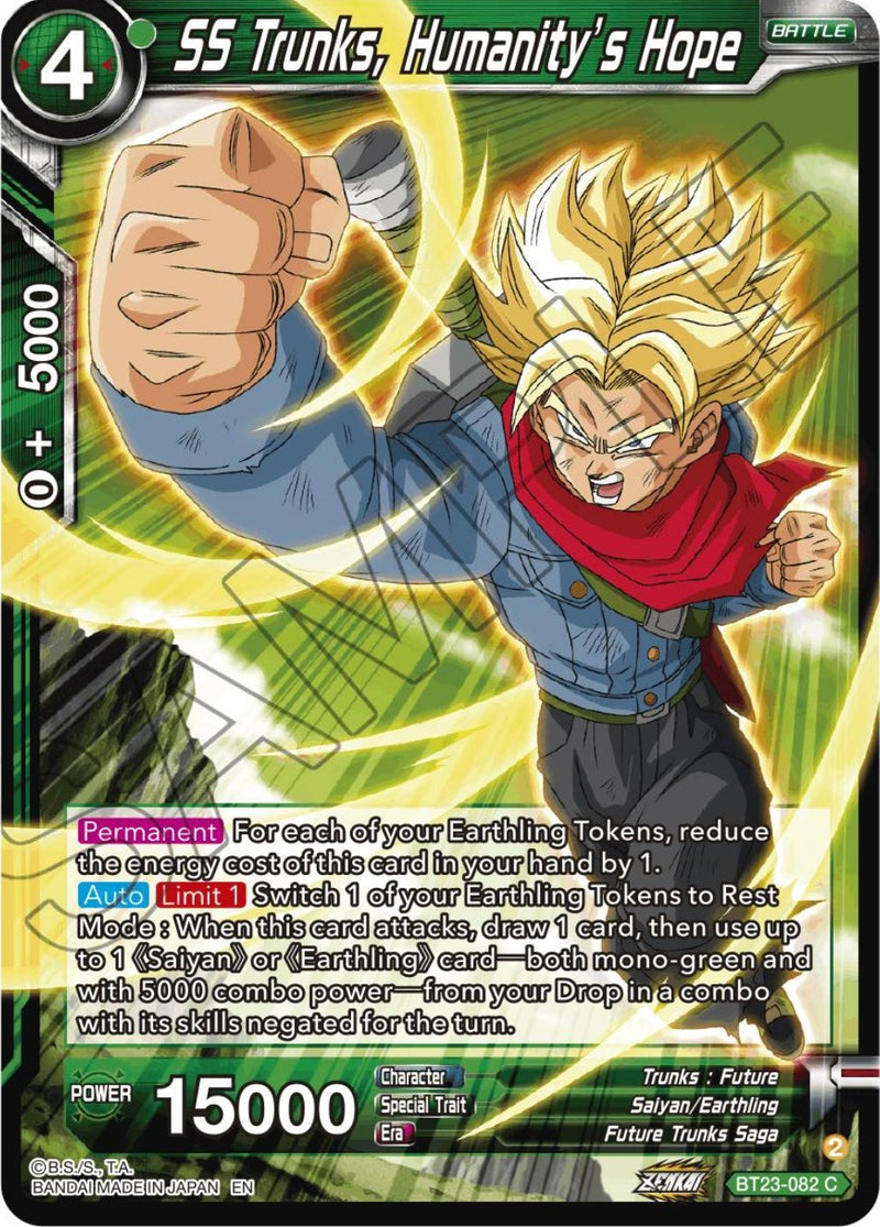 [BT23-082] SS Trunks, Humanity's Hope (Perfect Combination)