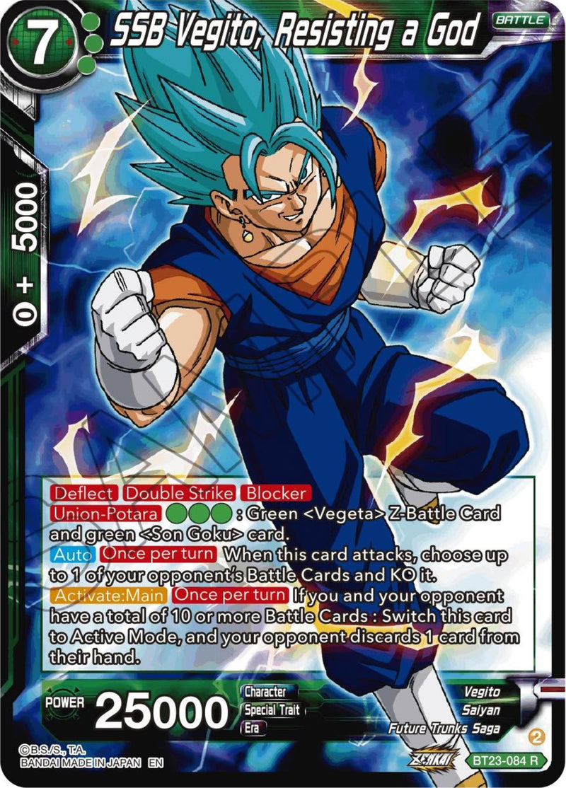 [BT23-084] SSB Vegito, Resisting a God (Perfect Combination)