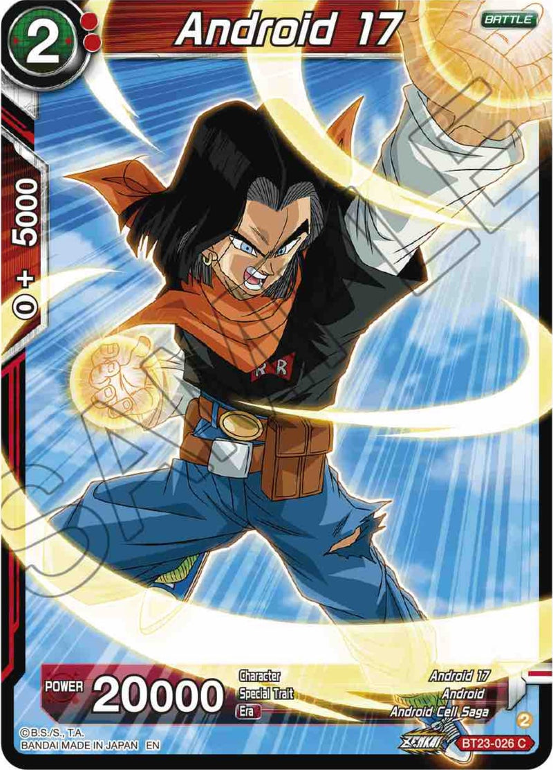 [BT23-026] Android 17 (Perfect Combination)