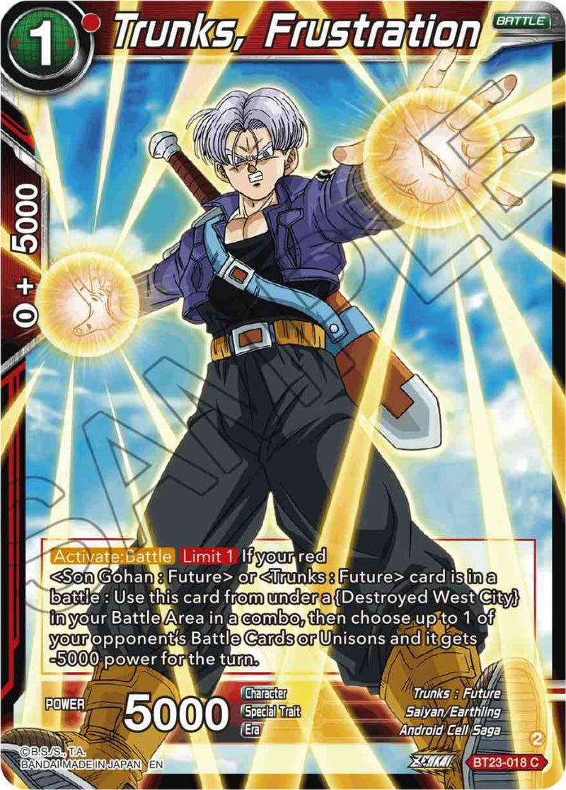 [BT23-018] Trunks, Frustration (Perfect Combination)
