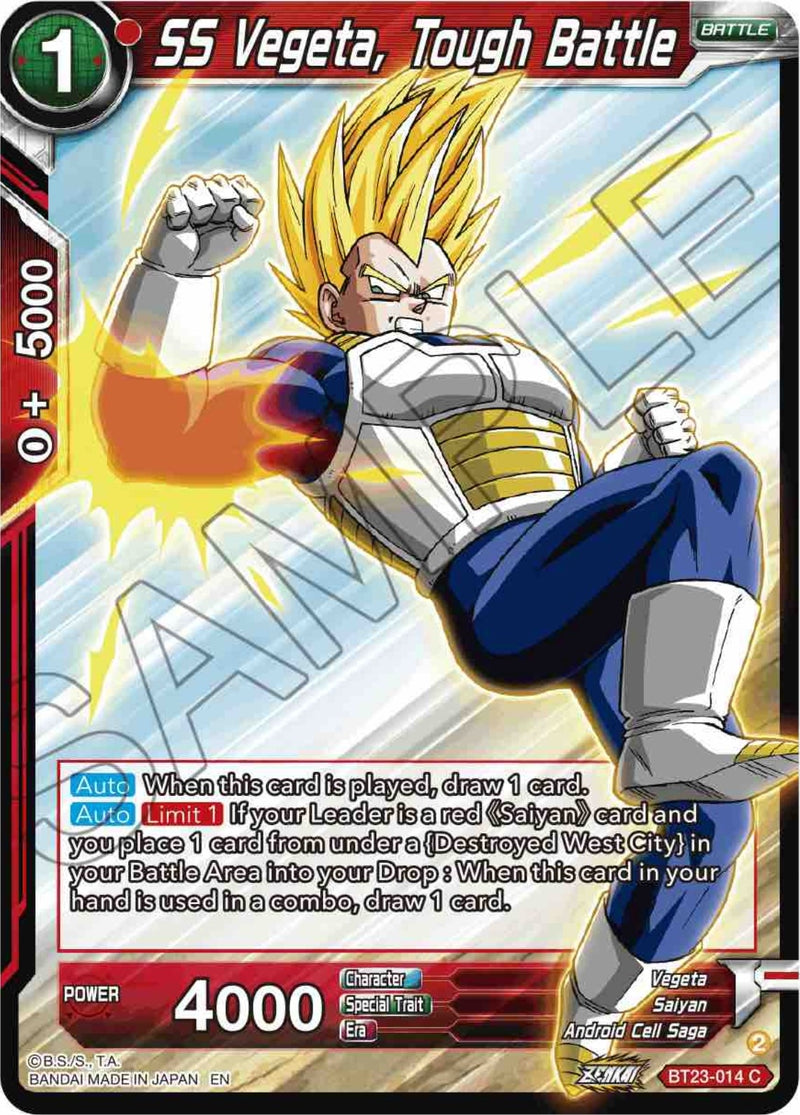 [BT23-014] SS Vegeta, Tough Battle (Perfect Combination)