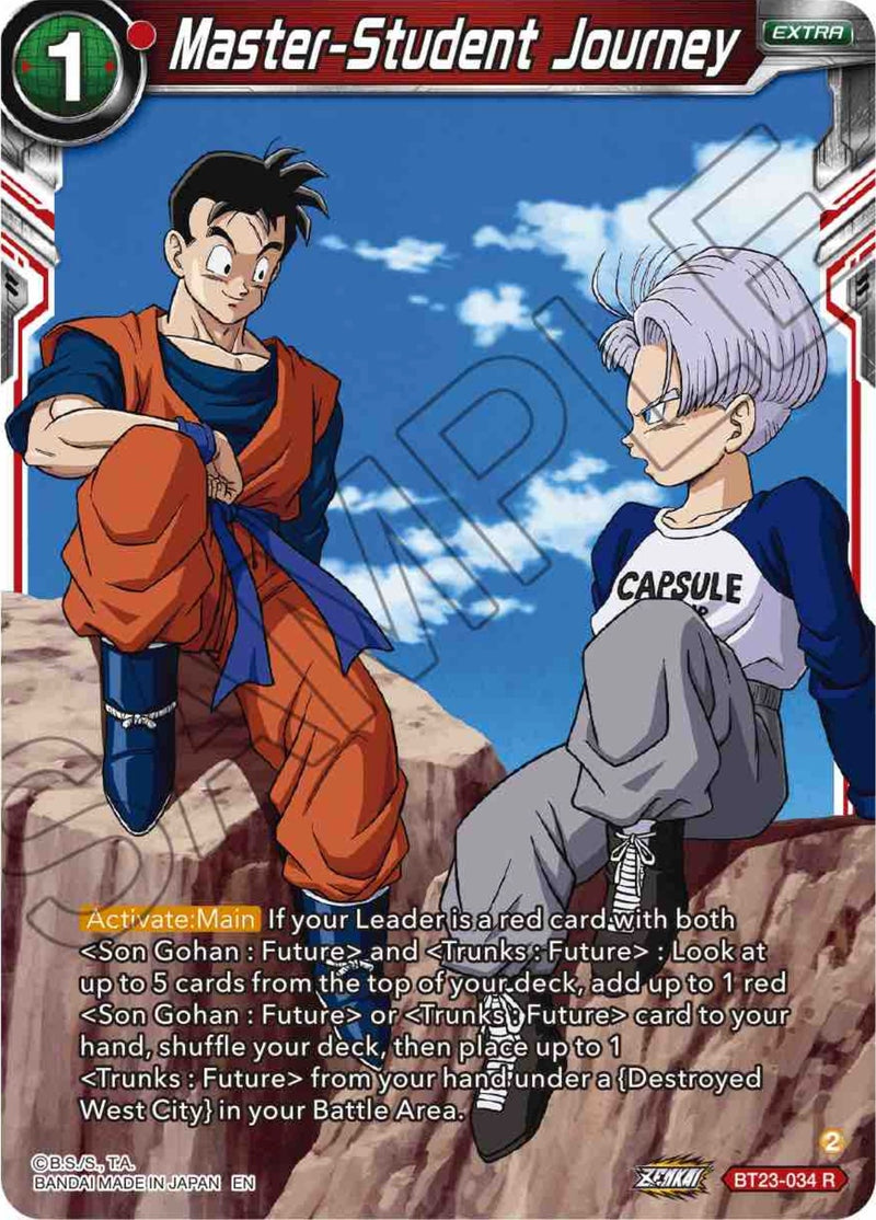 [BT23-034] Master-Student Journey (Perfect Combination)