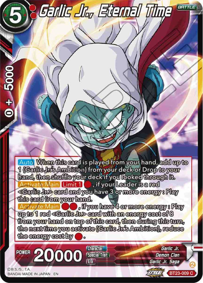 [BT23-009] Garlic Jr., Eternal Time (Perfect Combination)