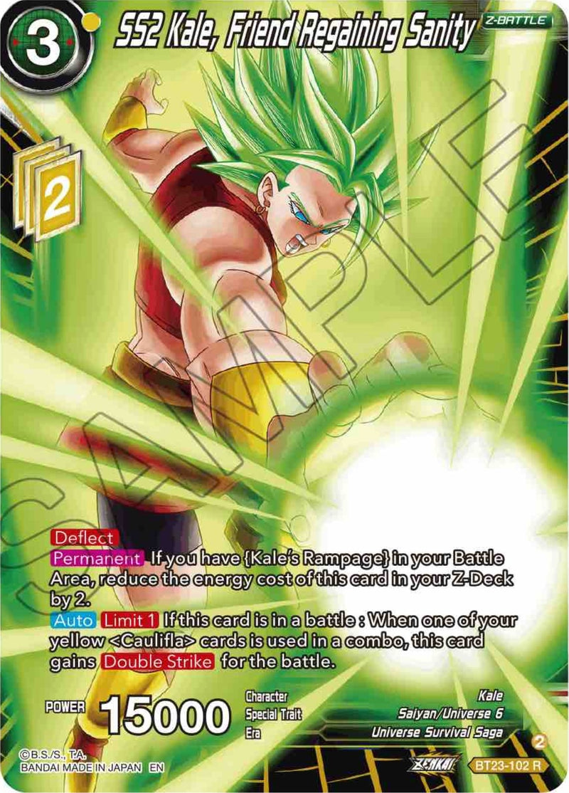[BT23-102] SS2 Kale, Friend Regaining Sanity (Perfect Combination)