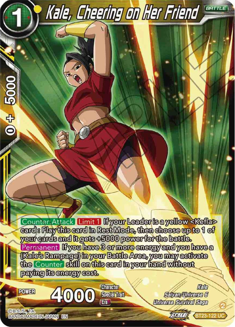 [BT23-122] Kale, Cheering on Her Friend (Perfect Combination)