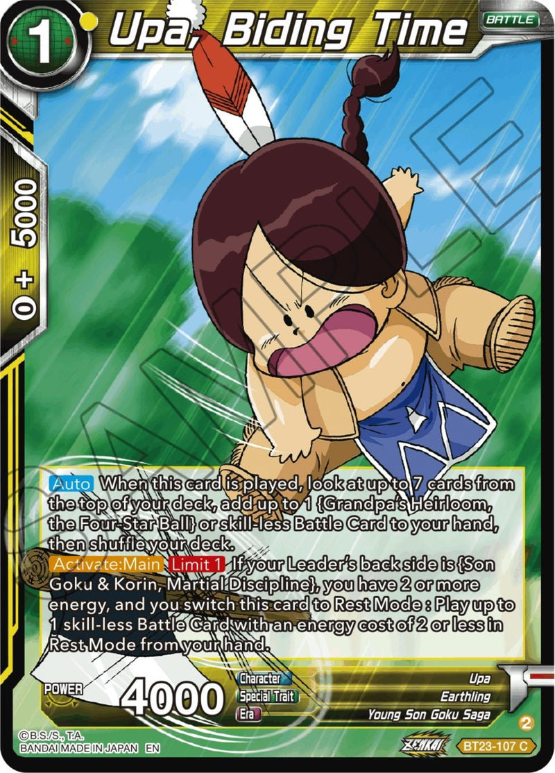 [BT23-107] Upa, Biding Time (Perfect Combination)