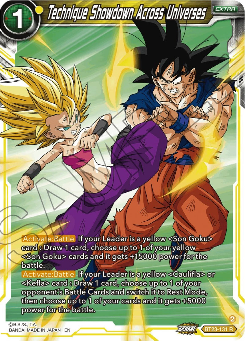 [BT23-131] Technique Showdown Across Universes (Perfect Combination)