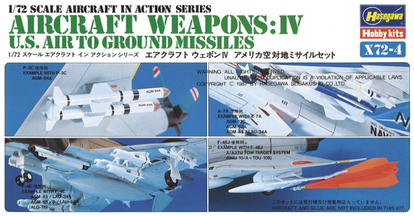 [X72-4] U.S. Aircraft Weapons IV 1/72