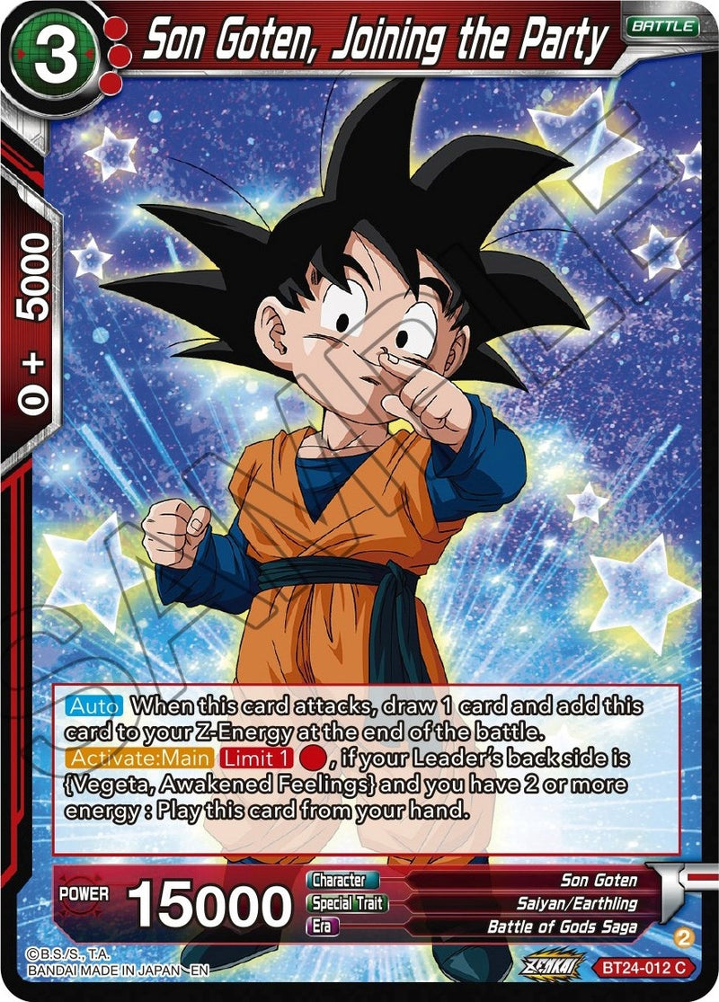 [BT24-012] Son Goten, Joining the Party (Beyond Generations)