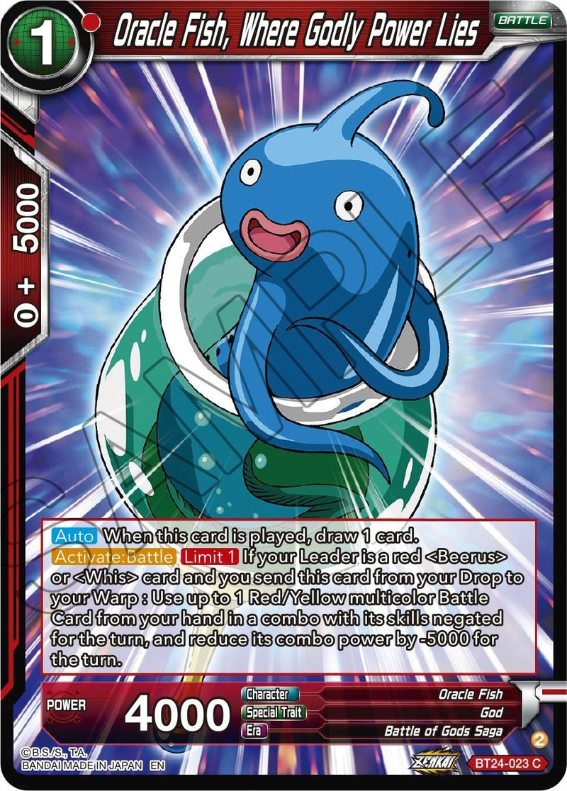 [BT24-023] Oracle Fish, Where Godly Power Lies (Beyond Generations)