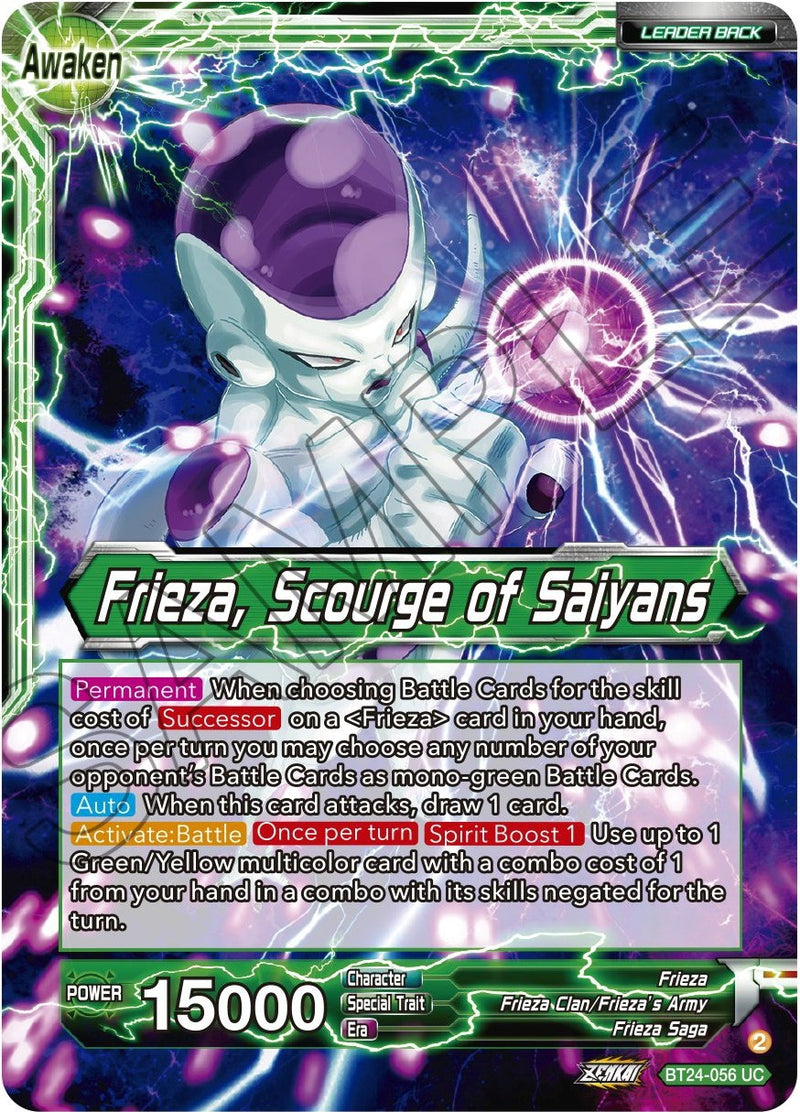 [BT24-056] Frieza // Frieza, Scourge of Saiyans (Beyond Generations)