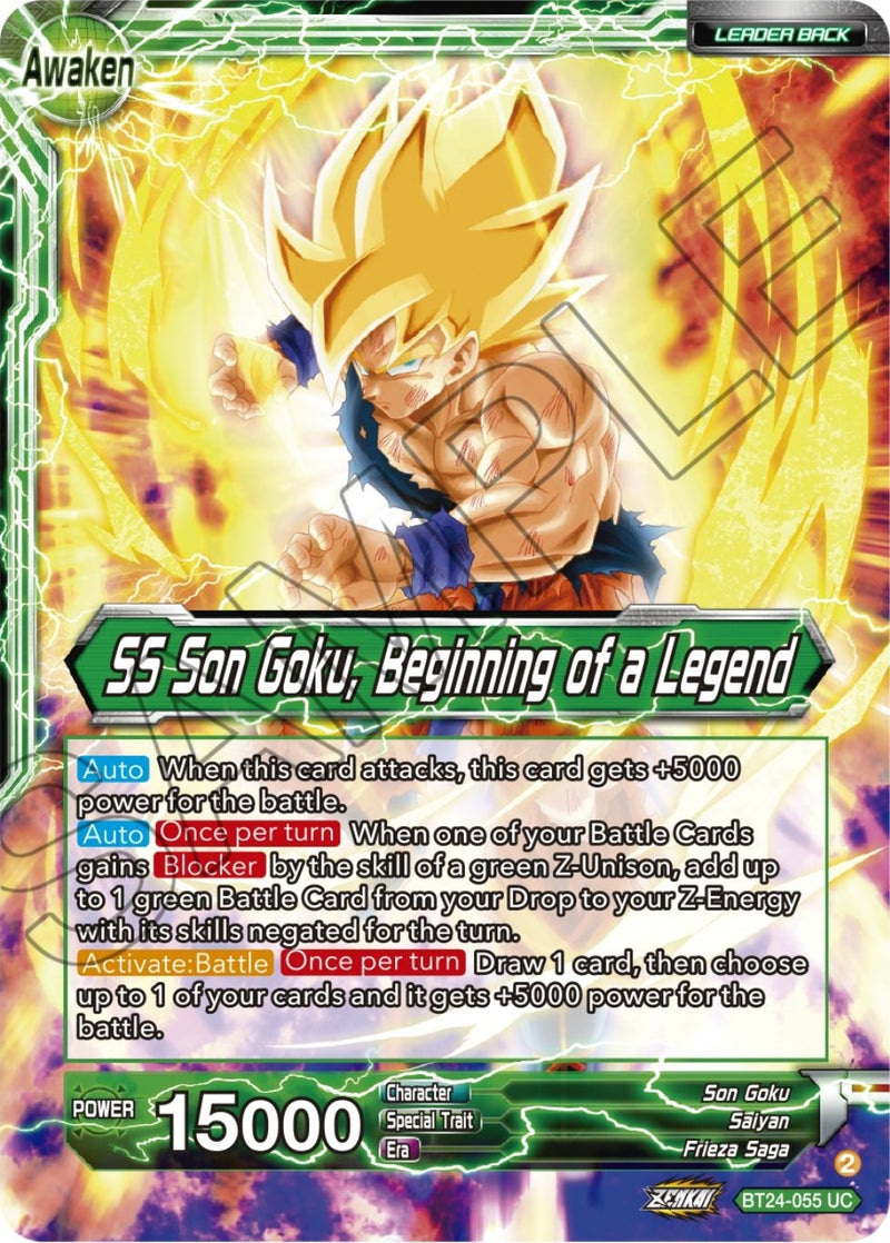 [BT24-055] Son Goku // SS Son Goku, Beginning of a Legend (Beyond Generations)