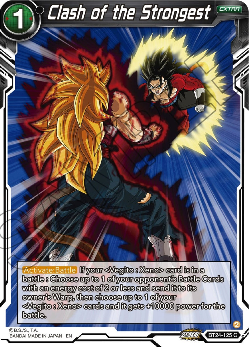 [BT24-125] Clash of the Strongest (Beyond Generations)