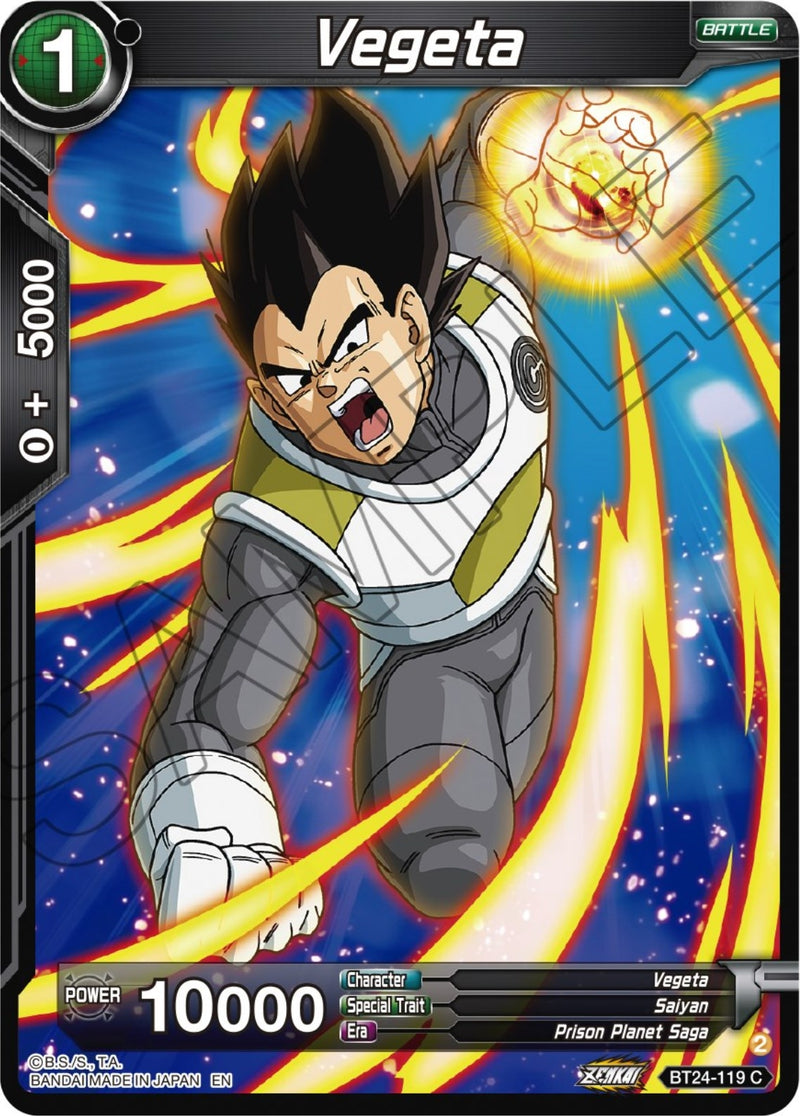 [BT24-119] Vegeta (Beyond Generations)