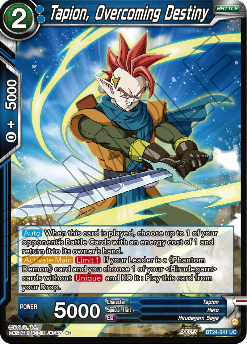 [BT24-041] Tapion, Overcoming Destiny (Beyond Generations)