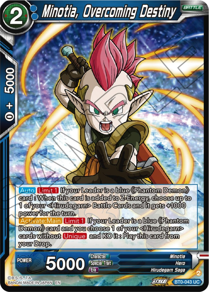 [BT0-043] Minotia, Overcoming Destiny (Beyond Generations)