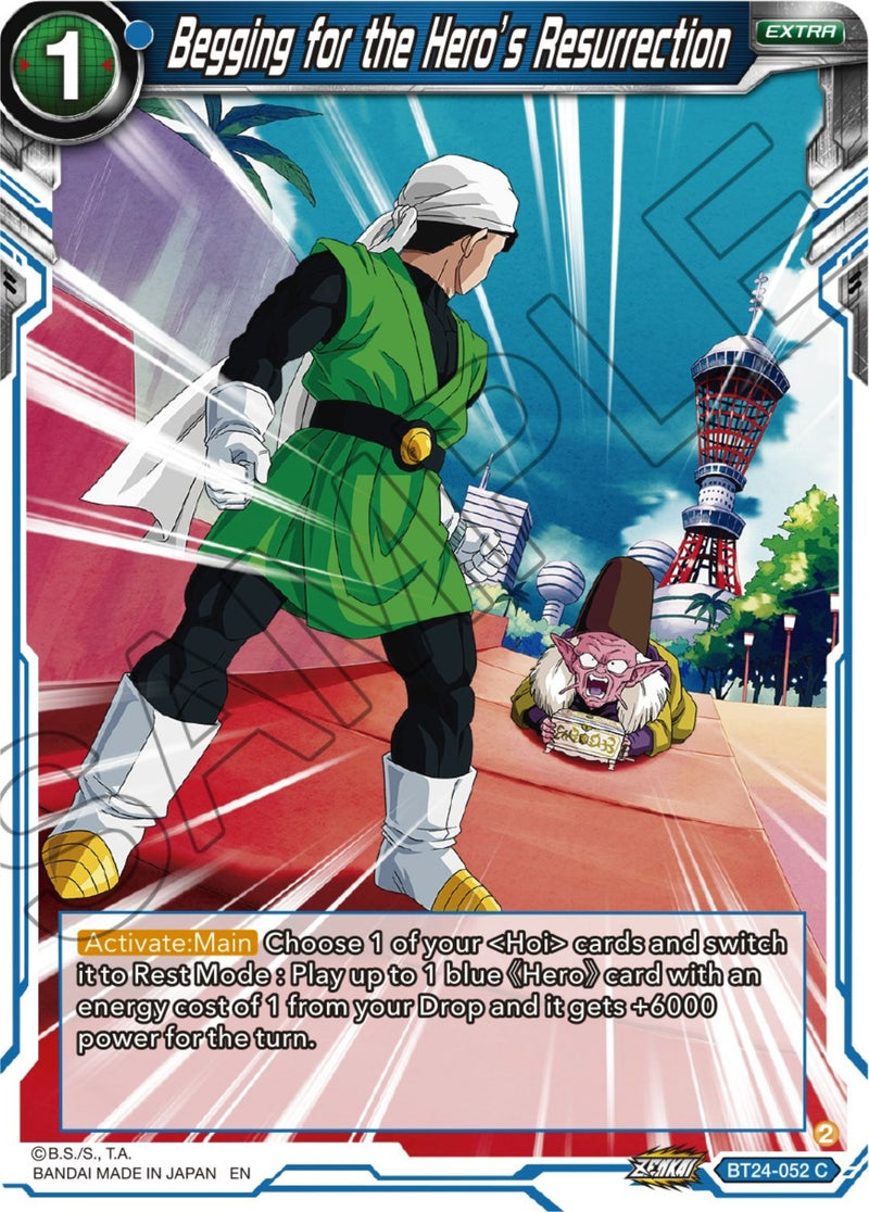 [BT24-052] Begging for the Hero's Resurrection (Beyond Generations)
