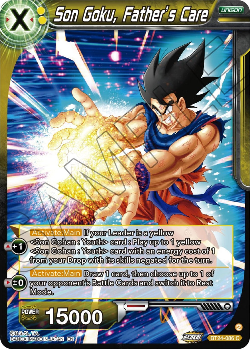 [BT24-086] Son Goku, Father's Care (Beyond Generations)
