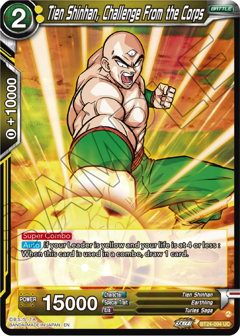 [BT24-094] Tien Shinhan, Challenge From the Corps (Beyond Generations)