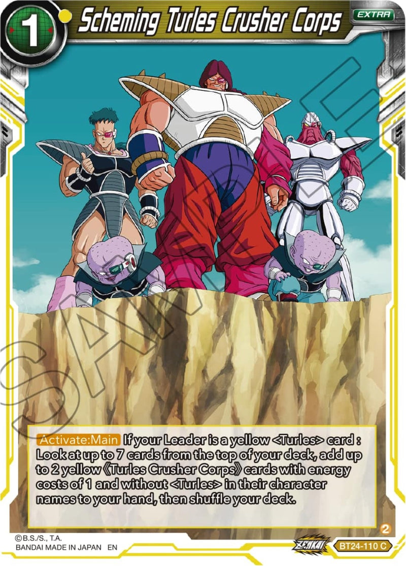 [BT24-110] Scheming Turles Crusher Corps (Beyond Generations)