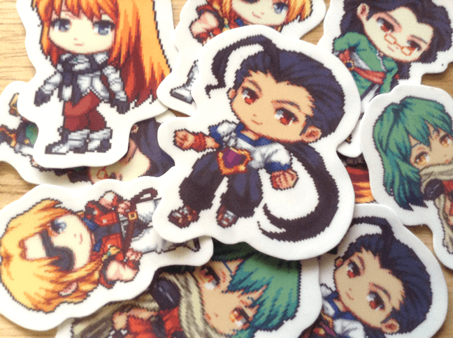 Xenogears Stickers Set of 6