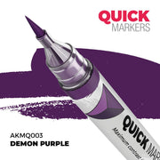 AKMQ003 Quick Markers - Demon Purple