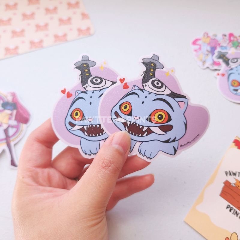 Kpop Demon Hunters Derpy-Sussie Fan Art Diecut Sticker