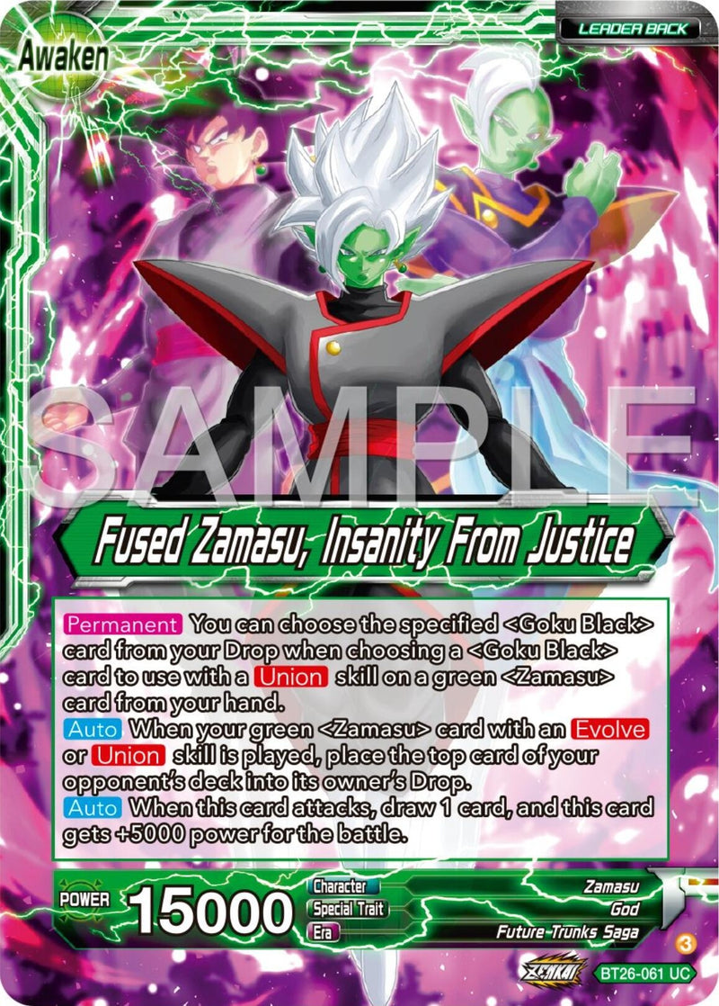 [BT26-061] Zamasu // Fused Zamasu, Insanity From Justice (Ultimate Advent)