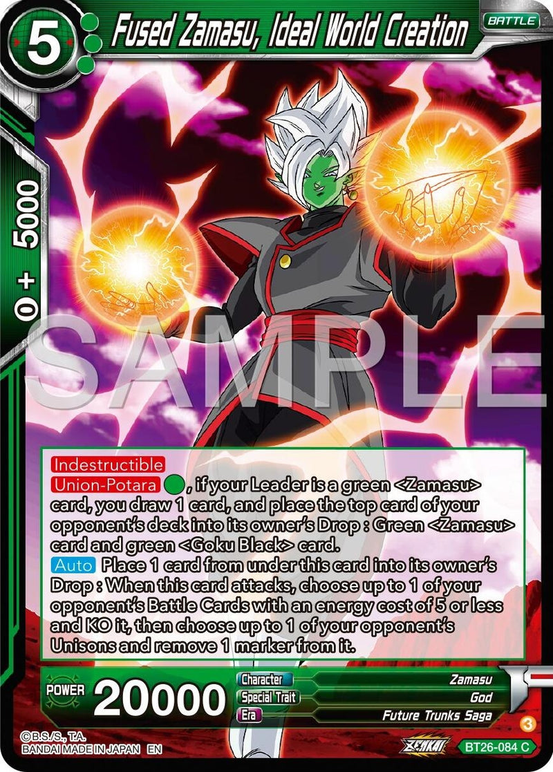 [BT26-084] Fused Zamasu, Ideal World Creation (Ultimate Advent)