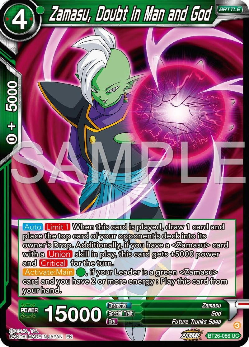 [BT26-086] Zamasu, Doubt in Man and God (Ultimate Advent)
