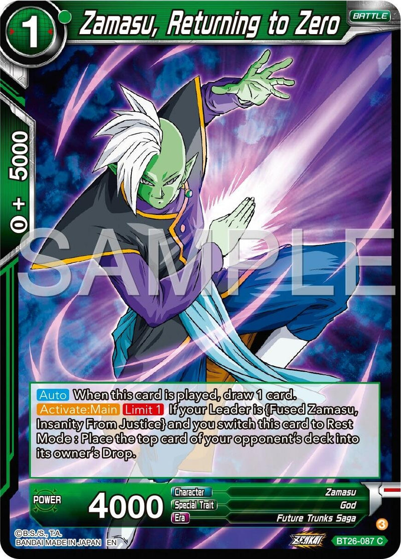 [BT26-087] Zamasu, Returning to Zero (Ultimate Advent)