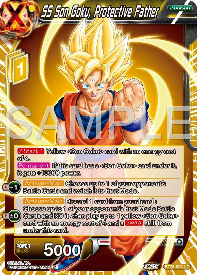 [BT26-093] SS Son Goku, Protective Father (Ultimate Advent)