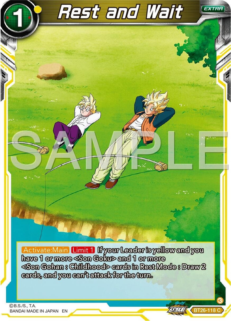 [BT26-118] Rest and Wait (Ultimate Advent)